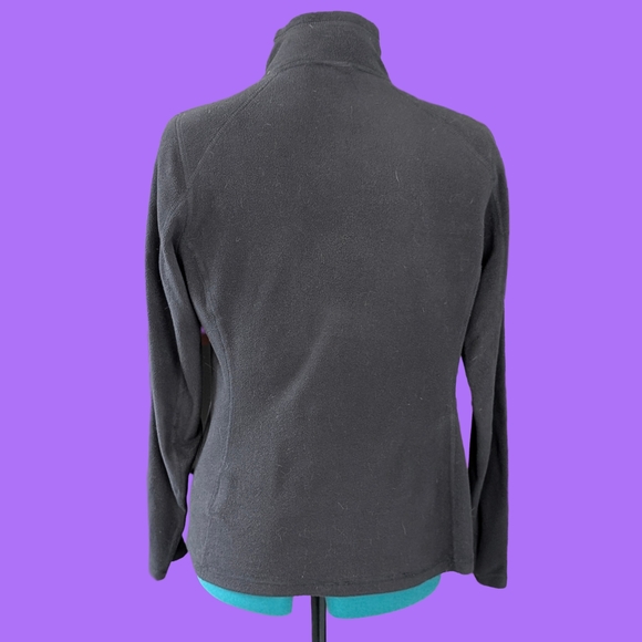 The North Face Polartec 1/4 Zip Black Fleece Pullover - Picture 3 of 10